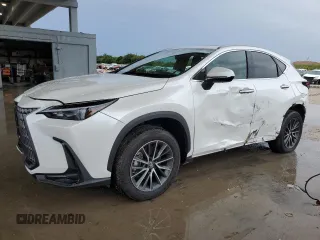 2025 Lexus NX 350 with VIN 2T2AGCEZ4SC075703, listed as a Copart auction lot 63646335 with 4,531 mi miles and Salvage title. Bid and sale history available at DreamBid. Image 1.