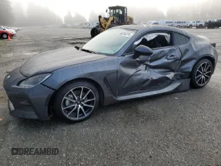 2023 Toyota GR86 with VIN JF1ZNBB13P9752636, listed as a Copart auction lot 80724274 with 16,350 mi miles and Salvage Title. Bid and sale history available at carsss.com. Image 1.
