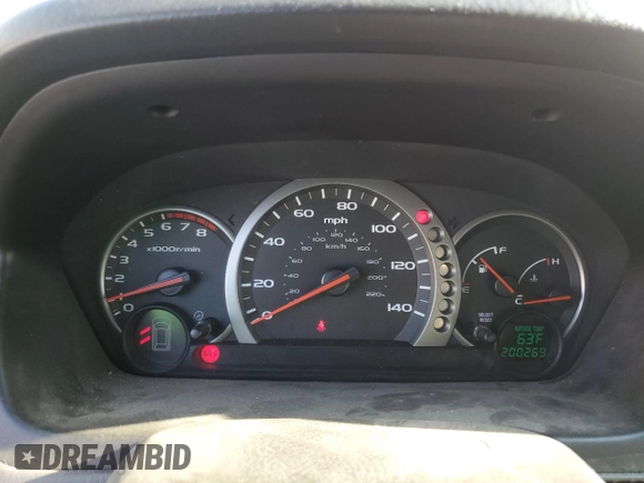 2003 Honda Pilot EX z VIN 2HKYF18683H606007, wystawiony jako Copart lot #56122395 z przebiegiem 200 269 mil mil oraz Szkoda całkowita • Salvage title. Historia ofert i sprzedaży dostępna na DreamBid. Obrazek 9.