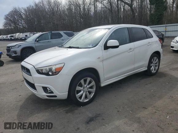 2012 Mitsubishi Outlander Sport SE with VIN JA4AR4AU3CZ010518, listed as a Copart auction lot 48380805 with 142,442 mi miles and Clean Title. Bid and sale history available at carsss.com. Image 1.