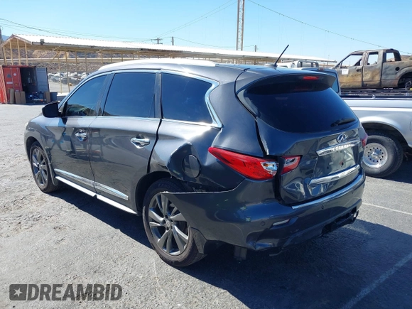 2013 Infiniti JX35 with VIN 5N1AL0MM8DC317601, listed as a IAAI auction lot 40678694 with 142,221 mi miles and . Bid and sale history available at DreamBid. Image 14.