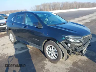 2022 Chevrolet Equinox LT with VIN 3GNAXKEV7NL193667, listed as a IAAI auction lot 41675785 with 68,515 mi miles and . Bid and sale history available at DreamBid. Image 1.