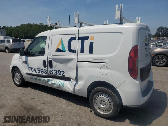 2022 Ram ProMaster City Cargo Tradesman z VIN ZFBHRFAB2N6W62567, wystawiony jako Copart lot #55248025 z przebiegiem 38 545 mil mil oraz Szkoda całkowita • Salvage title. Historia ofert i sprzedaży dostępna na DreamBid. Obrazek 2.