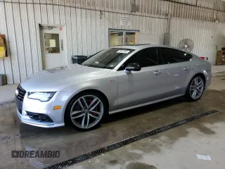2018 Audi A7 Premium Plus with VIN WAUW3AFC4JN071051, listed as a Copart auction lot 63051695 with 69,170 mi miles and Salvage title. Bid and sale history available at DreamBid. Image 1.