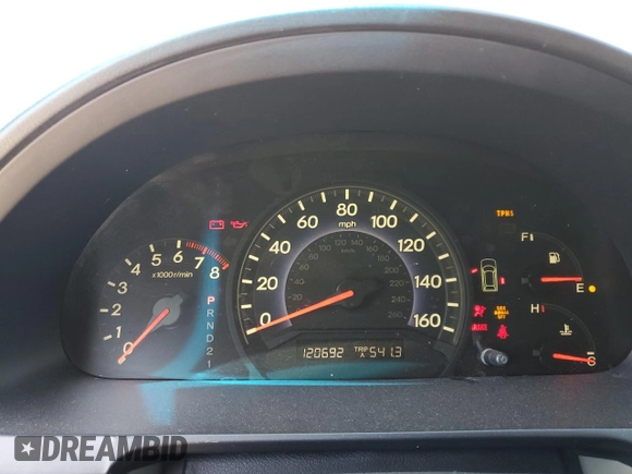 2007 Honda Odyssey EX-L with VIN 5FNRL38797B456625, listed as a Copart auction lot 53983345 with 120,692 mi miles and Salvage Title. Bid and sale history available at carsss.com. Image 9.