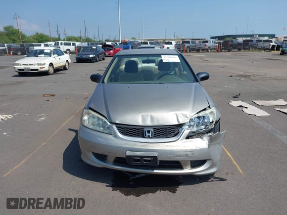 2005 Honda Civic Cpe LX with VIN 1HGEM22575L060752, listed as a IAAI auction lot 41688529 with 69,542 mi miles. Bid and sale history available at carsss.com. Image 12.
