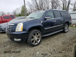 2007 Cadillac Escalade ESV with VIN 1GYFK66897R327565, listed as a Copart auction lot 52645505 with 146,768 mi miles and Clean Title. Bid and sale history available at carsss.com. Image 1.