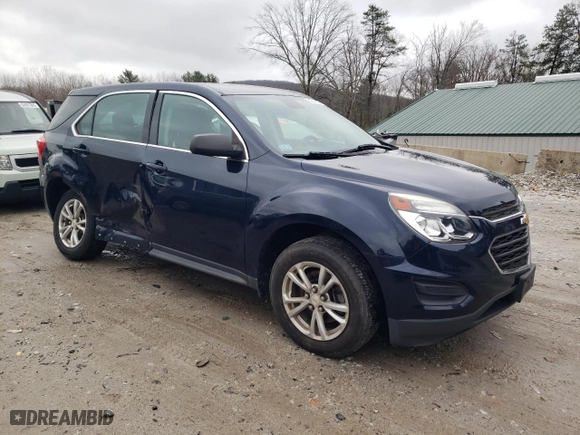 2017 Chevrolet Equinox LS with VIN 2GNFLEEK5H6262728, listed as a Copart auction lot 51841805 with 54,176 mi miles and Salvage Title. Bid and sale history available at carsss.com. Image 4.