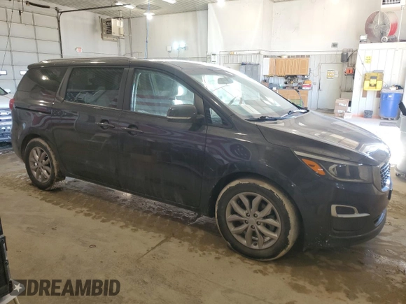 2020 Kia Sedona EX with VIN KNDMB5C17L6576246, listed as a Copart auction lot 43108735 with 150,629 mi miles and Salvage Title. Bid and sale history available at carsss.com. Image 4.