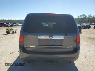 2012 Honda Pilot EX-L with VIN 5FNYF4H64CB035969, listed as a Copart auction lot 47295355 with 0 mi miles and Salvage Title. Bid and sale history available at carsss.com. Image 6.
