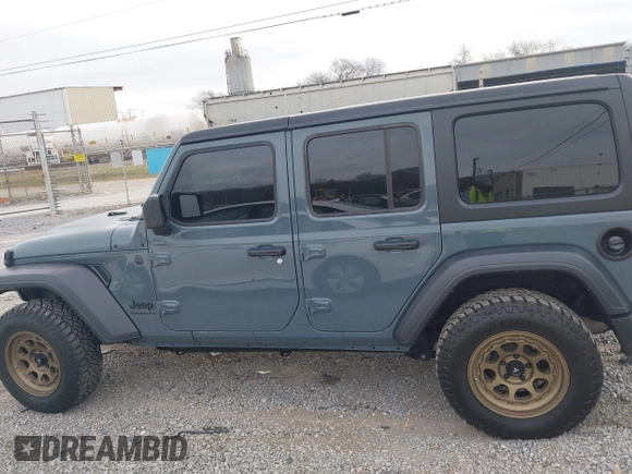 2024 Jeep Wrangler Sport S with VIN 1C4PJXDG3RW259023, listed as a IAAI auction lot 41783151 with 23,152 mi miles. Bid and sale history available at carsss.com. Image 14.