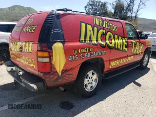 2001 Chevrolet Suburban LT with VIN 3GNEC16T01G167175, listed as a Copart auction lot 50233485 with 248,624 mi miles and Salvage Title. Bid and sale history available at carsss.com. Image 3.