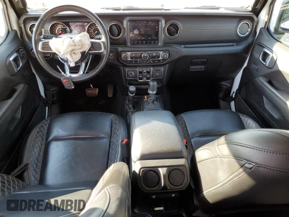 2021 Jeep Gladiator High Altitude с VIN 1C6HJTFG8ML608303, выставлен на аукционе Copart как лот 80255274 с пробегом 56 191 миль миль и Списание • Salvage title. История ставок и продаж доступна на DreamBid. Изображение 8.
