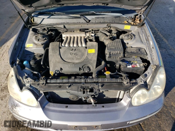 2005 Hyundai Sonata GLS with VIN KMHWF35H45A158878, listed as a Copart auction lot 76386204 with 117,846 mi miles and Salvage Title. Bid and sale history available at carsss.com. Image 11.