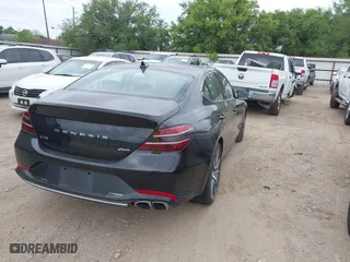 2023 Genesis G70 2.0T with VIN KMTG34TA9PU132552, listed as a IAAI auction lot 42047048 with 39,111 mi miles. Bid and sale history available at carsss.com. Image 4.