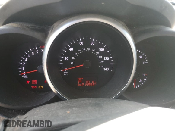 2012 Kia Soul + with VIN KNDJT2A62C7380156, listed as a Copart auction lot 48112215 with 214,993 mi miles and Salvage Title. Bid and sale history available at DreamBid. Image 9.