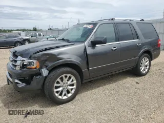 2015 Ford Expedition Limited z VIN 1FMJU2AT3FEF23288, wystawiony jako Copart lot #56822465 z przebiegiem 144 845 mil mil oraz Szkoda całkowita • Salvage title. Historia ofert i sprzedaży dostępna na DreamBid. Obrazek 1.