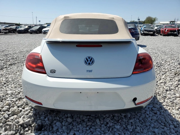 2015 Volkswagen Beetle with VIN 3VW5A7AT5FM818525, listed as a Copart auction lot 48745635 with Not Provided miles and Salvage Title. Bid and sale history available at DreamBid. Image 6.