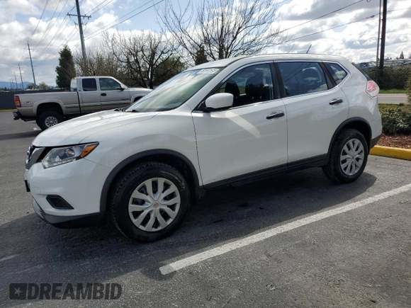 2016 Nissan Rogue S with VIN JN8AT2MV9GW142355, listed as a Copart auction lot 51683685 with 172,861 mi miles and Clean Title. Bid and sale history available at carsss.com. Image 1.