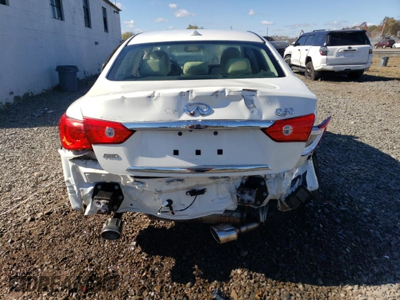 2017 Infiniti Q50 2.0t Sport with VIN JN1CV7AR3HM682433, listed as a Copart auction lot 74584124 with 69,467 mi miles and Salvage Title. Bid and sale history available at carsss.com. Image 6.