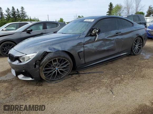 2014 BMW 4 Series 435i xDrive with VIN WBA3R5C57EF784623, listed as a Copart auction lot 58394765 with 206,251 mi miles and Clean title. Bid and sale history available at DreamBid. Image 1.