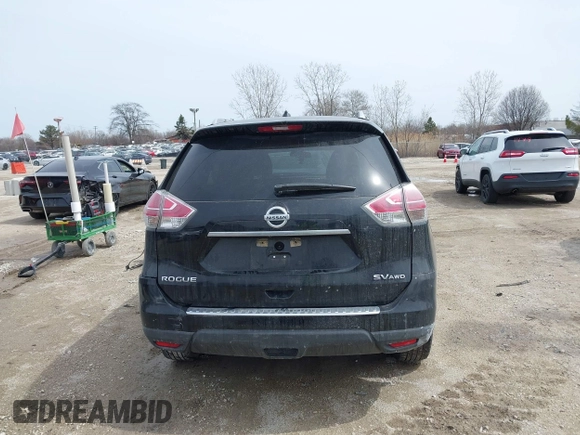 2015 Nissan Rogue SV with VIN 5N1AT2MV2FC811122, listed as a IAAI auction lot 41942521 with 186,965 mi miles. Bid and sale history available at carsss.com. Image 16.