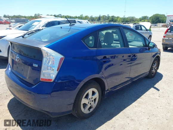 2010 Toyota Prius II with VIN JTDKN3DU7A0106780, listed as a IAAI auction lot 42049536 with 285,173 mi miles. Bid and sale history available at carsss.com. Image 4.