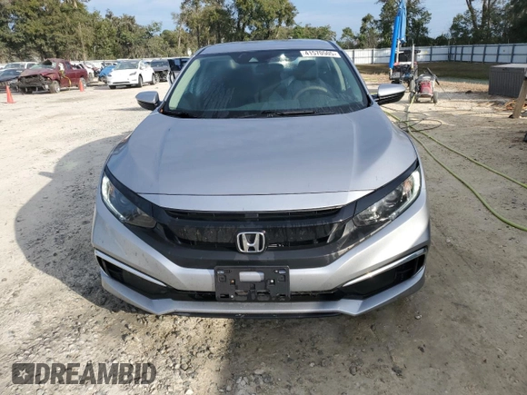 2019 Honda Civic LX with VIN 2HGFC2F64KH598215, listed as a Copart auction lot 41570505 with 33,768 mi miles and Non Repairable. Bid and sale history available at DreamBid. Image 5.