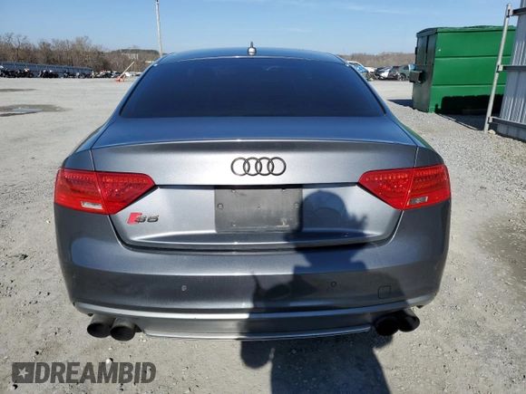 2014 Audi S5 Premium Plus with VIN WAUCGAFRXEA010408, listed as a Copart auction lot 42742145 with 128,354 mi miles and Salvage Title. Bid and sale history available at carsss.com. Image 6.