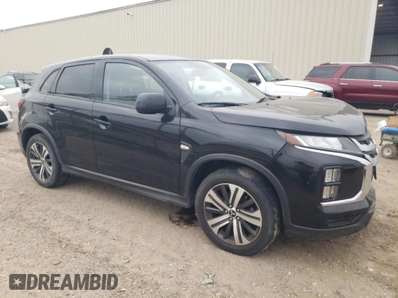 2020 Mitsubishi Outlander ES with VIN JA4AP3AU1LU017562, listed as a Copart auction lot 82314074 with 112,089 mi miles and Salvage title. Bid and sale history available at DreamBid. Image 4.