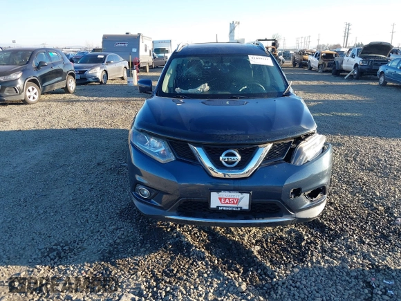 2016 Nissan Rogue SV with VIN 5N1AT2MT1GC845262, listed as a IAAI auction lot 41449141 with 83,932 mi miles. Bid and sale history available at carsss.com. Image 12.