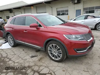 2016 Lincoln MKX Reserve with VIN 2LMTJ8LR9GBL29260, listed as a Copart auction lot 48783825 with 125,140 mi miles and Clean Title. Bid and sale history available at DreamBid. Image 4.