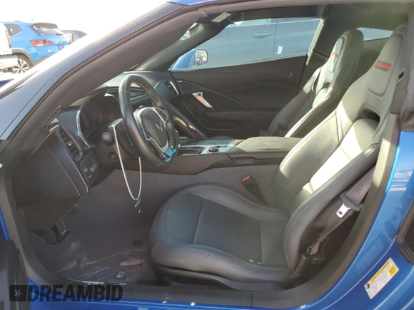2016 Chevrolet Corvette Z06 1LZ with VIN 1G1YP2D64G5601801, listed as a Copart auction lot 76902984 with 8,455 mi miles and Salvage Title. Bid and sale history available at carsss.com. Image 7.