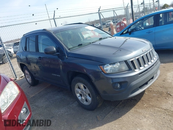 2015 Jeep Compass Sport with VIN 1C4NJCBA6FD185280, listed as a IAAI auction lot 41774462 with 175,082 mi miles. Bid and sale history available at carsss.com. Image 1.