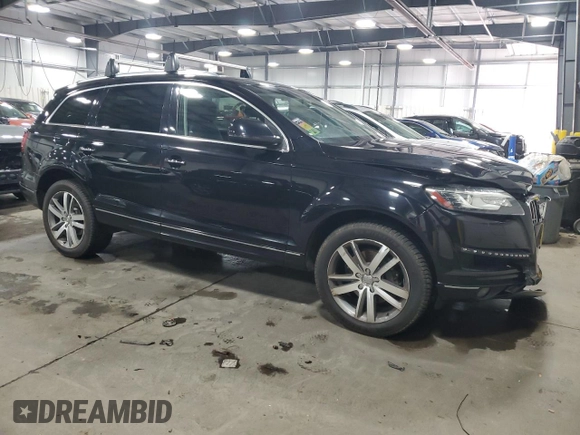 2015 Audi Q7 Premium Plus with VIN WA1LGAFE6FD004194, listed as a Copart auction lot 60368455 with 118,598 mi miles and Salvage title. Bid and sale history available at DreamBid. Image 4.