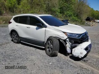 2017 Honda CR-V EX-L with VIN 5J6RW1H8XHL001280, listed as a Copart auction lot 55015985 with 58,280 mi miles and Salvage Title. Bid and sale history available at carsss.com. Image 4.