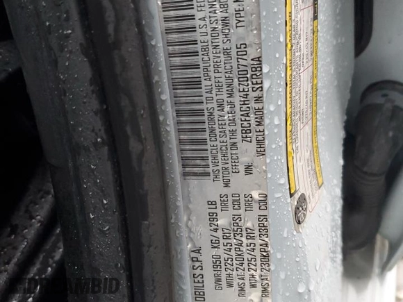 2014 FIAT 500L Lounge z VIN ZFBCFACH4EZ007705, wystawiony jako Copart lot #54527805 z przebiegiem 176 387 mil mil oraz Szkoda całkowita • Salvage title. Historia ofert i sprzedaży dostępna na DreamBid. Obrazek 13.