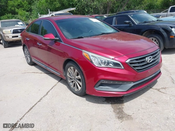 2015 Hyundai Sonata 2.4L Limited with VIN 5NPE34AFXFH112145, listed as a IAAI auction lot 42025615 with 231,496 mi miles. Bid and sale history available at carsss.com. Image 1.