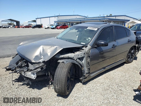 2008 Infiniti M with VIN JNKAY01E28M606314, listed as a Copart auction lot 52648805 with Not provided miles and Salvage title. Bid and sale history available at DreamBid. Image 1.