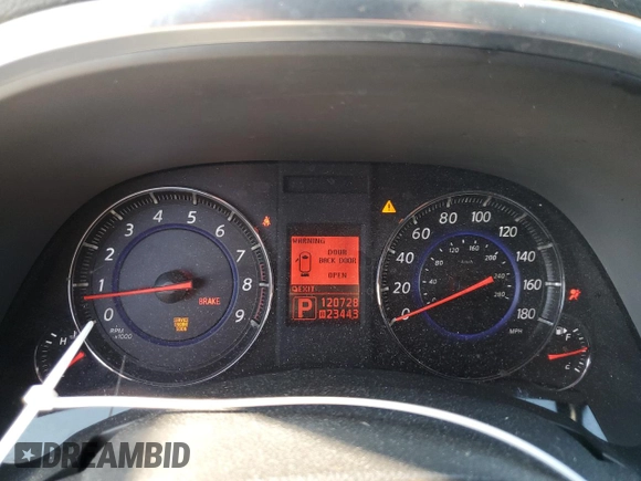 2010 Infiniti FX35 with VIN JN8AS1MU6AM801645, listed as a Copart auction lot 78895164 with 120,728 mi miles and Salvage Title. Bid and sale history available at carsss.com. Image 9.