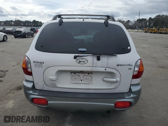 2003 Hyundai Santa Fe GLS with VIN KM8SC13D63U476427, listed as a Copart auction lot 46051555 with 174,337 mi miles and Salvage Title. Bid and sale history available at carsss.com. Image 6.