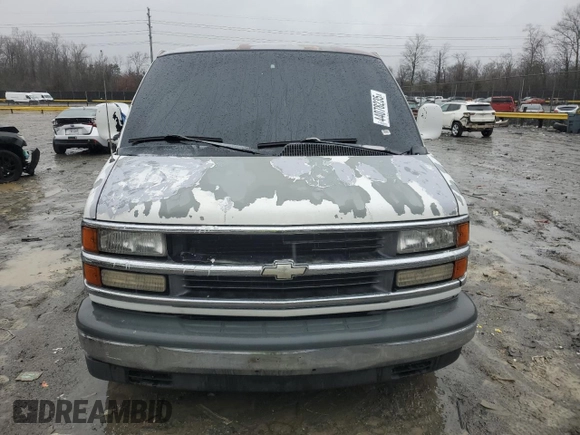 1999 Chevrolet Express z VIN 1GBFG15R1X1096488, wystawiony jako Copart lot #44078235 z przebiegiem Nie podano mil oraz Czysty tytuł • Clean title. Historia ofert i sprzedaży dostępna na DreamBid. Obrazek 5.