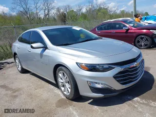 2021 Chevrolet Malibu LT with VIN 1G1ZD5ST1MF050952, listed as a IAAI auction lot 41864546 with 4,764 mi miles. Bid and sale history available at carsss.com. Image 1.