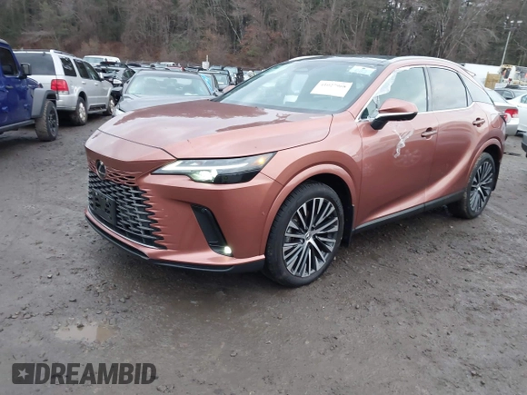 2023 Lexus RX 350h with VIN 2T2BBMCAXPC018936, listed as a IAAI auction lot 41027968 with 20,669 mi miles and . Bid and sale history available at DreamBid. Image 19.