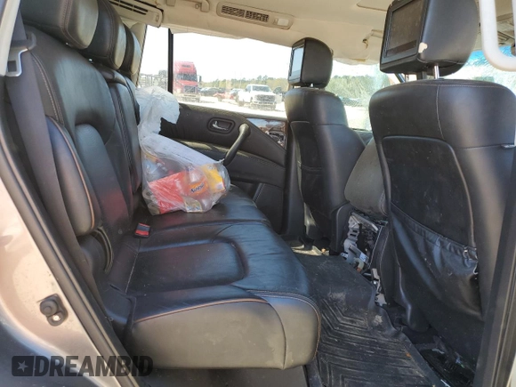 2018 Nissan Armada Platinum with VIN JN8AY2ND2J9055023, listed as a Copart auction lot 49233845 with 0 mi miles and Salvage Title. Bid and sale history available at carsss.com. Image 12.