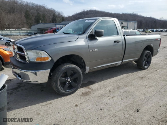 2010 Dodge Ram 1500 ST with VIN 3D7JV1EP7AG119099, listed as a Copart auction lot 44574105 with 172,131 mi miles and Clean Title. Bid and sale history available at carsss.com. Image 1.