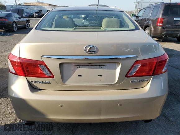 2007 Lexus ES 350 with VIN JTHBJ46G172105693, listed as a Copart auction lot 54107955 with 254,568 mi miles and Salvage Title. Bid and sale history available at carsss.com. Image 6.