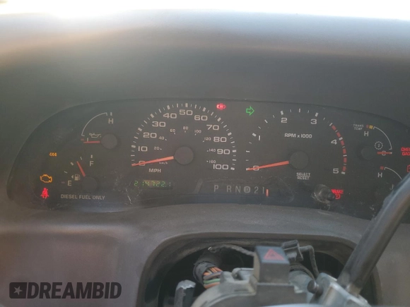 2003 Ford F-350 XL with VIN 1FTWW33F63EA29777, listed as a Copart auction lot 81047684 with 214,722 mi miles and Salvage Title. Bid and sale history available at DreamBid. Image 9.