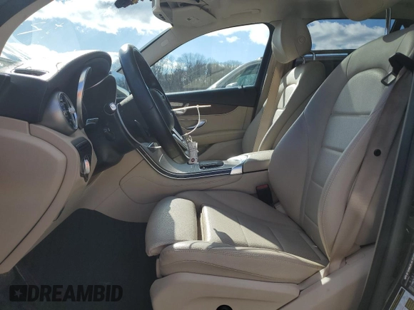 2020 Mercedes-Benz GLC with VIN WDC0G8EB2LF755117, listed as a Copart auction lot 44965135 with 45,725 mi miles and Salvage Title. Bid and sale history available at carsss.com. Image 7.
