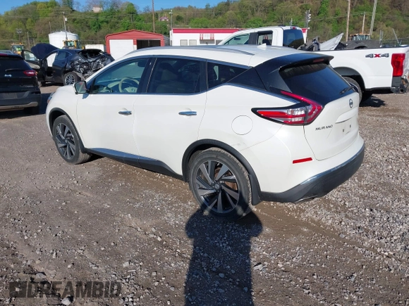 2015 Nissan Murano SL with VIN 5N1AZ2MH2FN252782, listed as a IAAI auction lot 42122573 with 129,918 mi miles and . Bid and sale history available at DreamBid. Image 3.